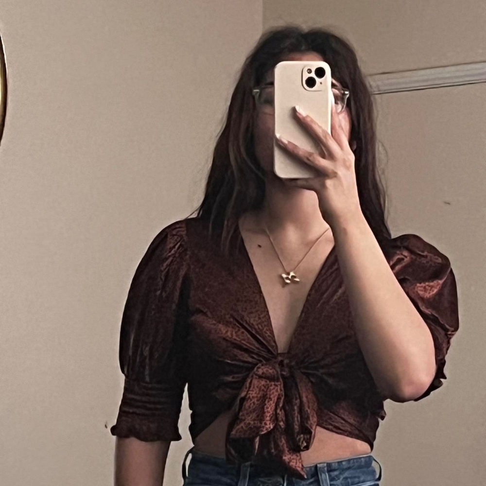 Tie front top